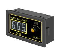 Hxhsgmeh Controlador de velocidad de motor PWM DC, Controlador de ventilador de motor con pantalla, módulo de atenuación LED 5 V 12 V 24 V 150 W