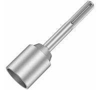 Hxhsgmeh - Destornillador de varilla de tierra de 45 mm de acero resistente a los daños y perjuicios de acero resistente al desgaste, amplia compatibilidad con puntas de varilla de tierra, socket