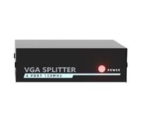 Hxhsgmeh - Distribuidor VGA 1x4 1080P 60Hz adaptador divisor de vídeo 1 entrada 4 salidas para PC anfitrión a monitor de TV proyector