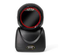 Hxhsgmeh Escáner de Códigos de Barras Omnidireccional 2D 1D 2D QR Código de Escritorio Detección Automática de Códigos de Barras USB Lector de Matriz de Datos Sensor Negro