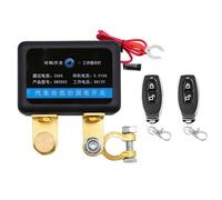 Hxhsgmeh Interruptor de desconexión de la batería remota 12V 260A Kill Switch negro Suministros de automóviles apagado automático para evitar la descarga de la batería con mando a distancia coche