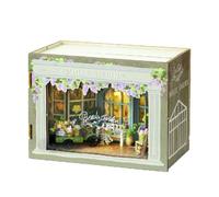 Hxhsgmeh - Kit de cuña para libros de bricolaje con rompecabezas 3D, diseño de construcción, estante de madera, sujetalibros, juguete, Halloween, Navidad, regalo de cumpleaños MINI-112
