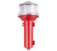 Hxhsgmeh Linterna LED portátil con carga solar, distancia visual de 2 km, luz de señalización multifuncional, luz de navegación segura para la marina