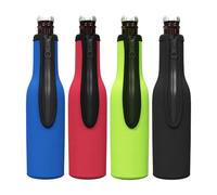 Hxhsgmeh - Manguitos para enfriadores de botellas de cerveza, manga aislada de neopreno para mantener la cerveza fría y las manos calientes, soporte de botella antideslizante de 12 onzas, paquete de 8