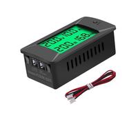 Hxhsgmeh Medidor de Corriente de Voltaje Digital, Detector de Potencia, Detector de Tensión, Probador de Monitor, DC0-300V, 300A, Medidor de Potencia LCD PZEM-025