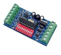 Hxhsgmeh Mini 3CH LED Controlador RGB DMX512 decodificador, 3 canales 1 grupo, para módulo de tira luminosa LED DC5V-24V 15A MINI-3CH-V1