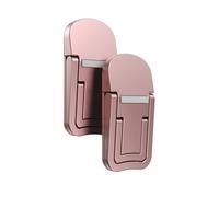 Hxhsgmeh Mini soporte para ordenador portátil, refrigerador portátil, soporte elevado, plegable, para ordenadores portátiles, tabletas, teclado, oro rosa