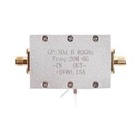 Hxhsgmeh módulo amplificador 20M-6G amplificador RF banda ancha de bajo ruido de alta ganancia 30dB módulo receptor de amplificación de microondas