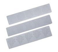 Hxhsgmeh - Molde para tartas de fondant, de azulejos de relieve, molde de silicona, hoja y mariposa de panal