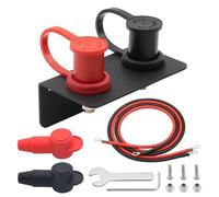Hxhsgmeh Panel de Jinete de Batería 250 A 48 V, Bloques de Jinete de Batería Externa para Kit de Poste de Carga de Batería de Camión ATV UTV RV