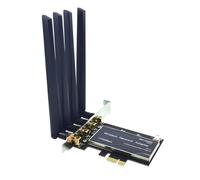 Hxhsgmeh PCIE - Tarjeta de red WiFi BCM94360 2.4G/5G, tarjeta de red de doble banda, 1750 Mbps PCB, plástico y metal