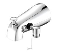 Hxhsgmeh Pico de Bañera con Inversor de Bañera con Inversor de Ducha y Llave Hexagonal para Tubo de Cobre de 1/2 Pulgada, 5,3 Pulgadas
