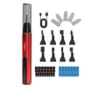 Hxhsgmeh - Pluma de lijado eléctrica alternativa, pluma de lijado al por menor ajustable de 3 velocidades, protección anticorte de los dedos para espacios restringidos