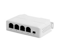 Hxhsgmeh repetidor 1 entrada 3 salidas repetidor POE estándar sobre riel DIN extensión impermeable de 4 puertos extensión de red cient Gigabit