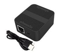 Hxhsgmeh RJ45 1 en 2 compartidor de red 1000 Mbps Mini interruptor de 2 puertos con acceso a Internet simultáneo divisor de red
