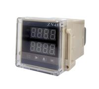 Hxhsgmeh Serie ZN48 Relé de tiempo digital / contador 220 VAC 380 VAC 24 VDCControlador multifunción temporizador contador de revolución contador de ciclo cronógrafo y frecuencia