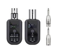 Hxhsgmeh SL-100 micrófono sin transmisor XLR receptor sistema de micrófono sin UHF para mezclador de audio guitarra eléctrica ruido bajo