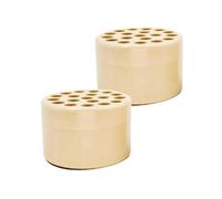 Hxhsgmeh - Soporte de tallo de Ikebana en espiral, rejilla floral reutilizable para florero, diseño de flores para flores, fácil de usar, fácil de usar (L/Beige-amarillo)