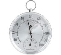 Hxhsgmeh Termómetro Analógico Exterior Interior Higrómetro Temperatura Humedad Medidor HT9100