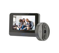 Hxhsgmeh Tuya - Timbre inalámbrico con cámara de video intercomunicador de 4,3 pulgadas, PIR, detección de movimiento, plástico, 1 juego