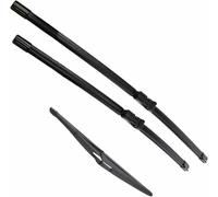 HXJQBD Delanteras + Traseras Escobillas limpiaparabrisas,para Citroen para C4 Hatchback 2010 2011 2012 2013 2014 2015 2016-2019 2020 Recambio de escobillas de limpiaparabrisas para Coche