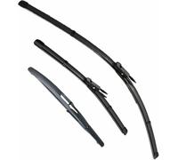 HXJQBD Delanteras + Traseras Escobillas limpiaparabrisas,para Smart para ForTwo para W451 Coupe 2007 2008 2009 2010-2013 2014 Recambio de escobillas de limpiaparabrisas para Coche