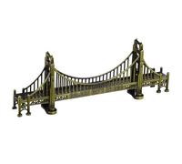 HXLTHINGS Decoración de Estatuas Modelo de Adorno Metal, figuritas California, decoración del hogar, Estatua Puente San Francisco Decoración del Hogar