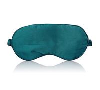 HXMJIED Antifaz para dormir, máscara de seda para dormir, máscara de ojos verde negruzco, máscara de sueño 100% seda, máscara de bloqueo de luz perfecta, con correa elástica, para noche, viajes,