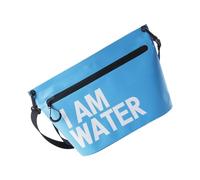 HXNH Bolsa seca con cremallera, portátil de PVC para natación, camping y deportes al aire libre, natación, rafting, kayak, río, senderismo, flotante, barco, bolsa de agua, azul claro, Talla única