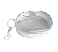 HXNH Bolsas de almacenamiento portátiles transparentes para dispositivos electrónicos con múltiples compartimentos para cable de carga, auriculares, accesorios electrónicos, estuche transparente de