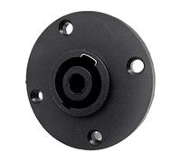 HXNH Conexión robusta para altavoz, conector jack de 4 pines, redondo, 4 pines, para montaje en panel, altavoz, cierre de rosca, conector jack Speakon