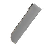 HXNH Estuche de piel sintética de gran capacidad para lápices, bolsa simple para bolígrafos, organizadores de escritorio para estudiantes, bolsa de piel sintética de gran capacidad, bolsa simple, gris