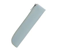 HXNH Estuche de piel sintética de gran capacidad para lápices, bolsa simple para bolígrafos, organizadores de escritorio para estudiantes, bolsa de piel sintética de gran capacidad, bolsa simple, azul