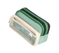 HXNH Estuche para lápices de estilo japonés, estuche para lápices estéticos, gran capacidad, suministros escolares, estuche transparente para lápices, estilo japonés, suministros escolares y de