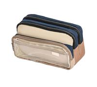 HXNH Estuche para lápices de estilo japonés, estuche para lápices estéticos, gran capacidad, suministros escolares, estuche transparente para lápices, estilo japonés, suministros escolares y de