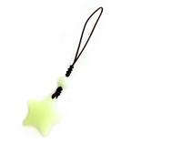 HXNH Glow in Dark Star Pendant Phone Chain Charm Hanging Rope Lovely Strap Bag Decoration Lanyards Keychain Accessory Night Light Guardian Star Mobile Chain Bracelet, verde, Talla única