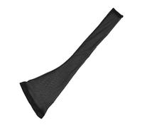 HXNH Gorros de manga trenzada para rastas, tela de poliéster suave, banda elástica, unisex, a la moda, gorros con banda elástica, Negro, Talla única