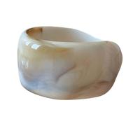 HXNH Prácticas pulseras anchas de acrílico geométricas, ideales para mujeres, a juego con trajes de moda anchos y redondos, talla única, como se describe