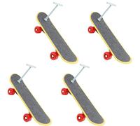 HXNH Tiny Pet - Juego de 4 patinetas para entrenamiento de aves para loros, reptiles, juguete interactivo de ejercicio, entretenimiento seguro, monopatín para loros