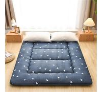 hxoity 10 Cm De Espesor Colchón De Futón Japonés Portátil Colchón De Campamento Tatami Tapete para Dormir Sin Deslizamiento Suave Alfombra De Doble Piso Almohadilla De Sofá Tumbona Plegable