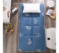 hxoity 5cm Grueso Estampado Colchon Tatami Japones Tela Cepillada Suave con Doble Antideslizante Transpirable Cubrecolchon Acolchado para Dormitorio Y Hogar Plegable Futon Colchon Individual