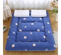 hxoity Colchón Futón para Suelo Esterilla Japonesa Tatami para Dormir Colchón Enrollable Plegable De Espuma Viscoelástica Portátil Sofás Cama para Suelo, Colchonetas para Dormir Esterilla De Camping