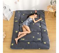 hxoity Colchón Futón para Suelo Esterilla Japonesa Tatami para Dormir Colchón Enrollable Plegable De Espuma Viscoelástica Portátil Sofás Cama para Suelo, Colchonetas para Dormir Esterilla De Camping