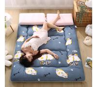 hxoity Colchón Japonés Futon 10 Cm De Grosor Esterilla Japonesa Tatami Esterilla Tatami para Dormir Altamente Transpirable Colchoneta para Dormir para Estudiantes, Adultos para Cama En El Suelo
