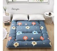 hxoity Colchón Japonés Futon Colchón Tatami para Dormir Grosor: 8-10 Cm Portátil Colchón para Sofá Cama Esterilla Plegable para Dormitorio Esterilla Doble para Dormir para Niños Y Niñas