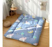 hxoity Colchón Japonés Futon Colchón Tatami para Dormir Grosor: 8-10 Cm Portátil Colchón para Sofá Cama Esterilla Plegable para Dormitorio Esterilla Doble para Dormir para Niños Y Niñas