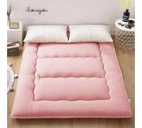 hxoity Colchón Japonés Futon Esterilla Tatami para Dormir 10 Cm De Grosor Colchón Plegable para El Suelo Esterilla Enrollable Plegable para Camping para Dormitorios De Estudiantes
