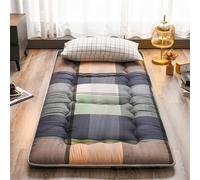 hxoity Colchón Japonés para El Suelo Colchón Japonés Futón Esterilla Tatami para Dormir Grueso Plegable Esterilla Tatami Enrollable Colchones para Invitados Colchón Individual para El Suelo