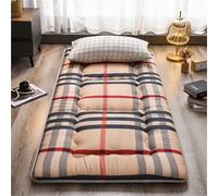 hxoity Colchón Japonés para El Suelo Colchón Japonés Futón Esterilla Tatami para Dormir Grueso Plegable Esterilla Tatami Enrollable Colchones para Invitados Colchón Individual para El Suelo