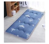 hxoity Colchón Tatami Colchón De Futón Japonés Dormido Colchoneta para Dormir 5 Cm De Grosor No Deslizante Estera De Piso De Tatami Almohadilla De Dormitorio De Estudiante Plegable